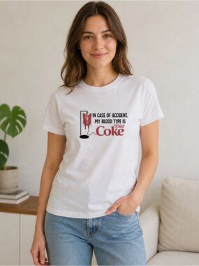 Diet Coke Shirt Funny Soda Lover Graphic Tee Cute Casual Top